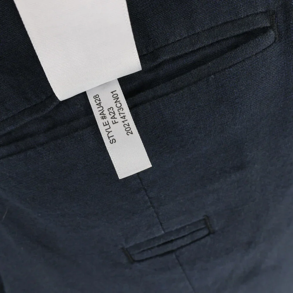 J Crew Ludlow Blazer Mens 46R Navy Blue Cotton Linen Unstructured Baird McNutt